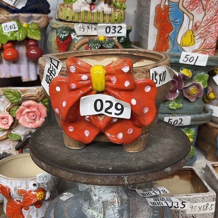 粗陶材质多肉花盆