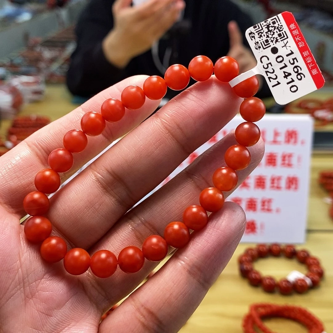 南红玛瑙7.5mm（多样性发一）未镶嵌