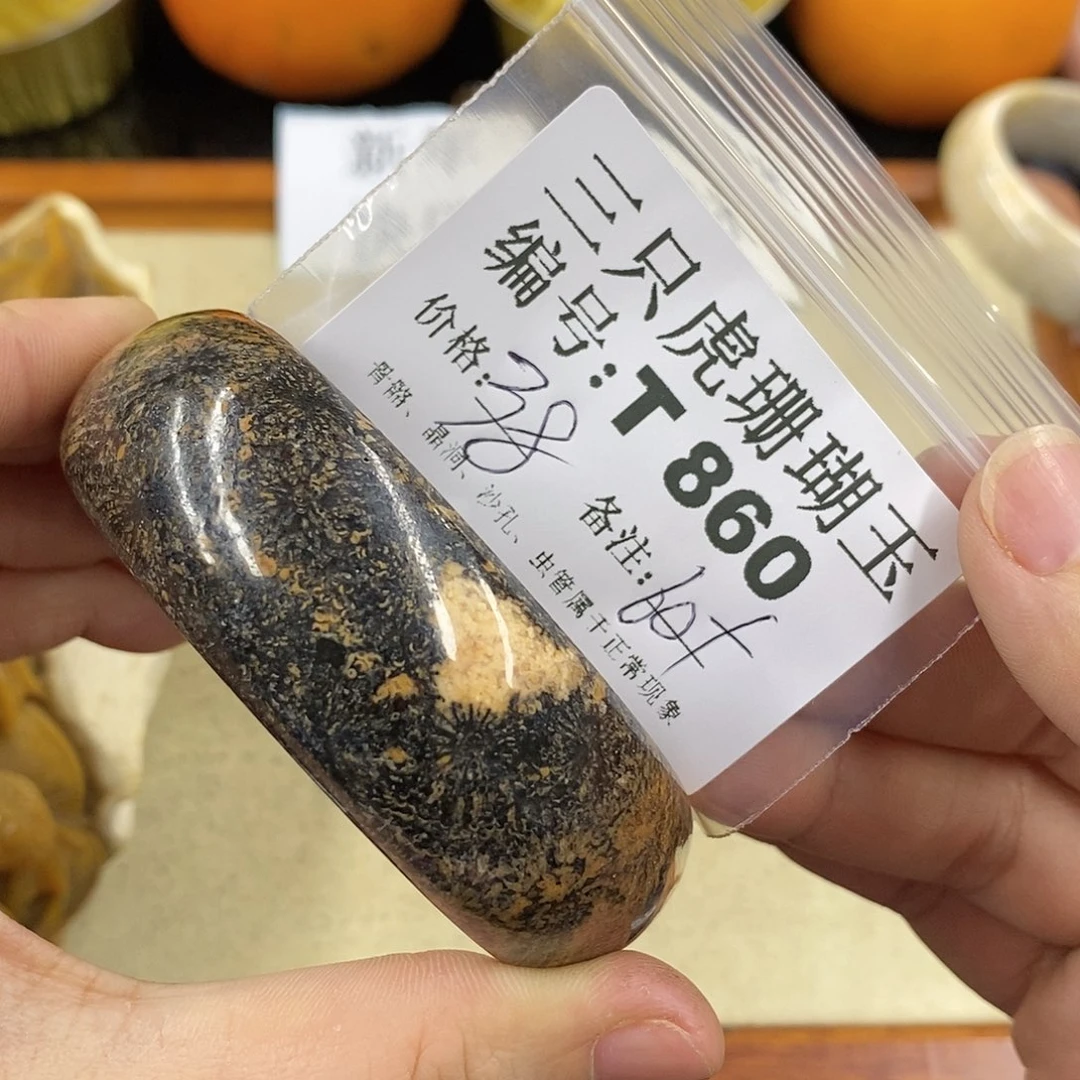 硅化珊瑚（珊瑚玉）1未镶嵌圆*圈