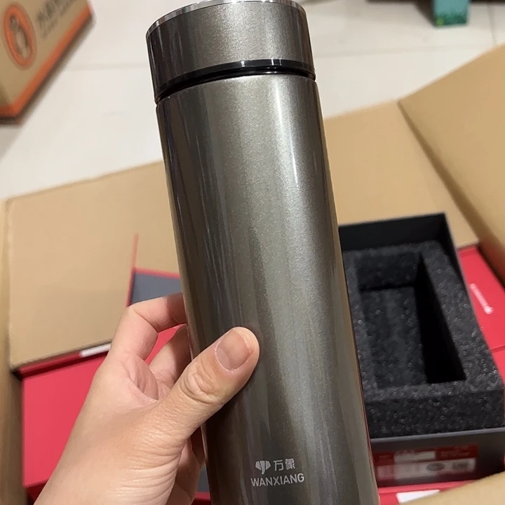 万象时空知了h132保温杯316550灰色