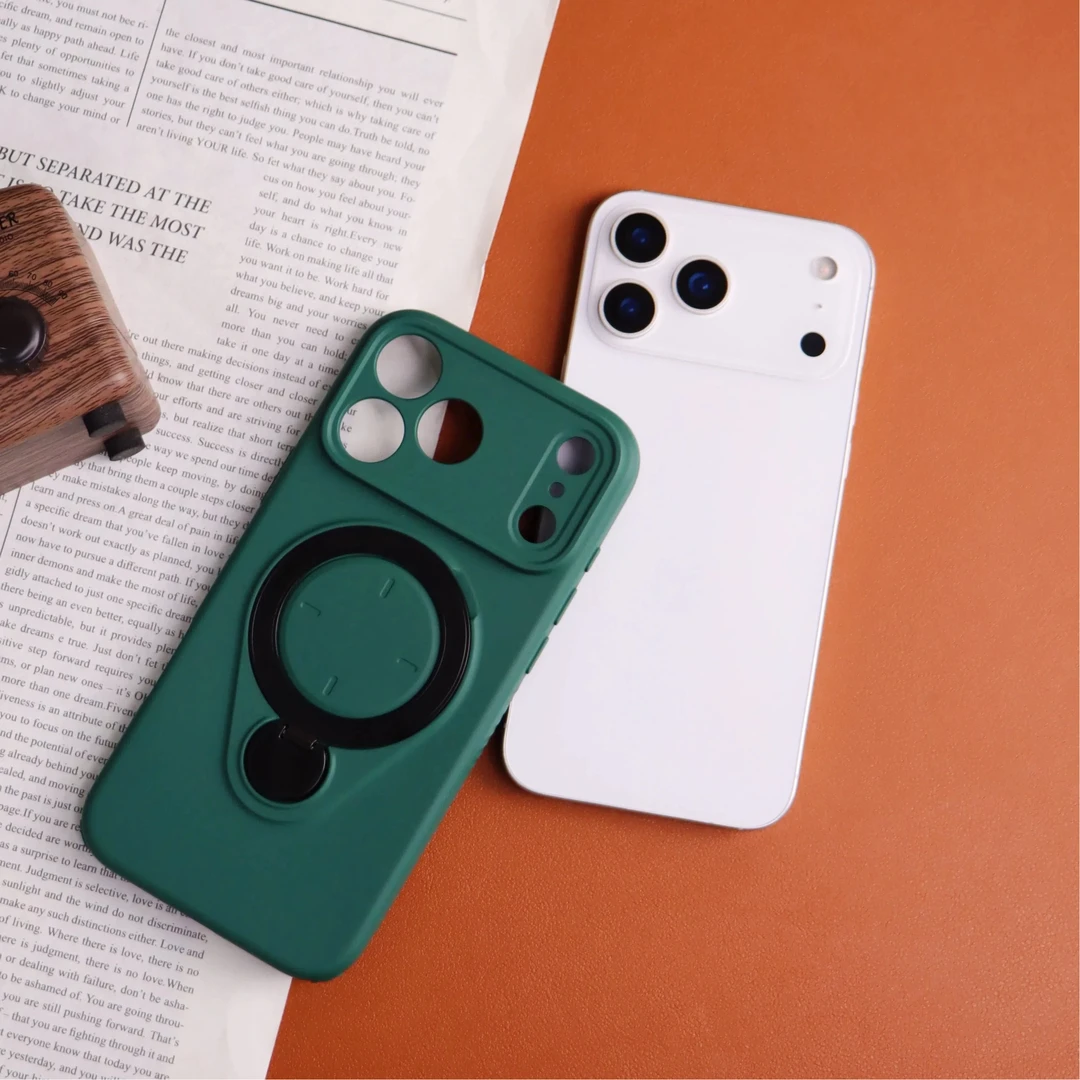 新款手机壳适用于苹果17/16promax硅胶磁吸支架小众高级保护套xd