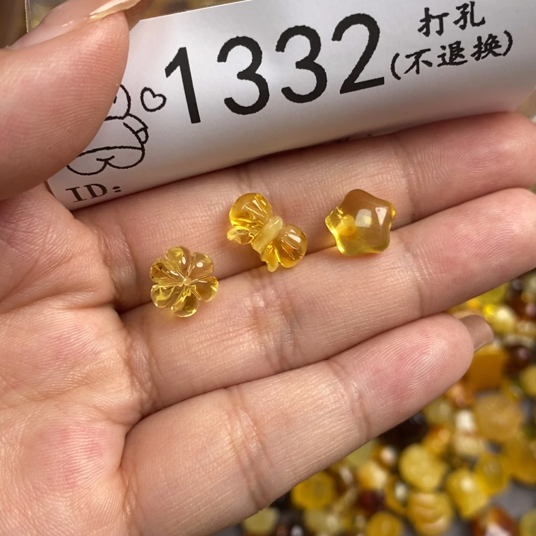 琥珀未镶嵌珠宝奇石