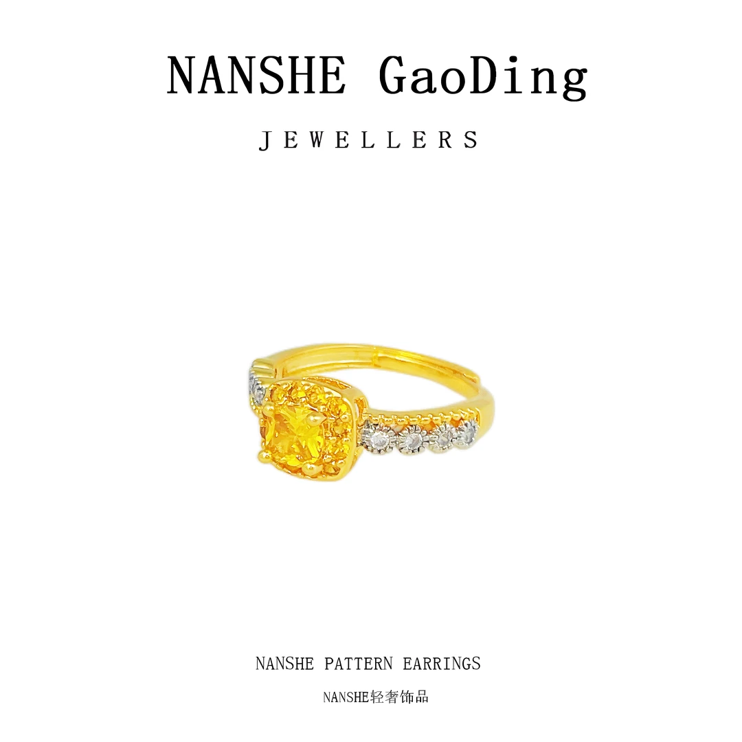 NANSHE/南奢 气质戒指时尚小众简约 L477