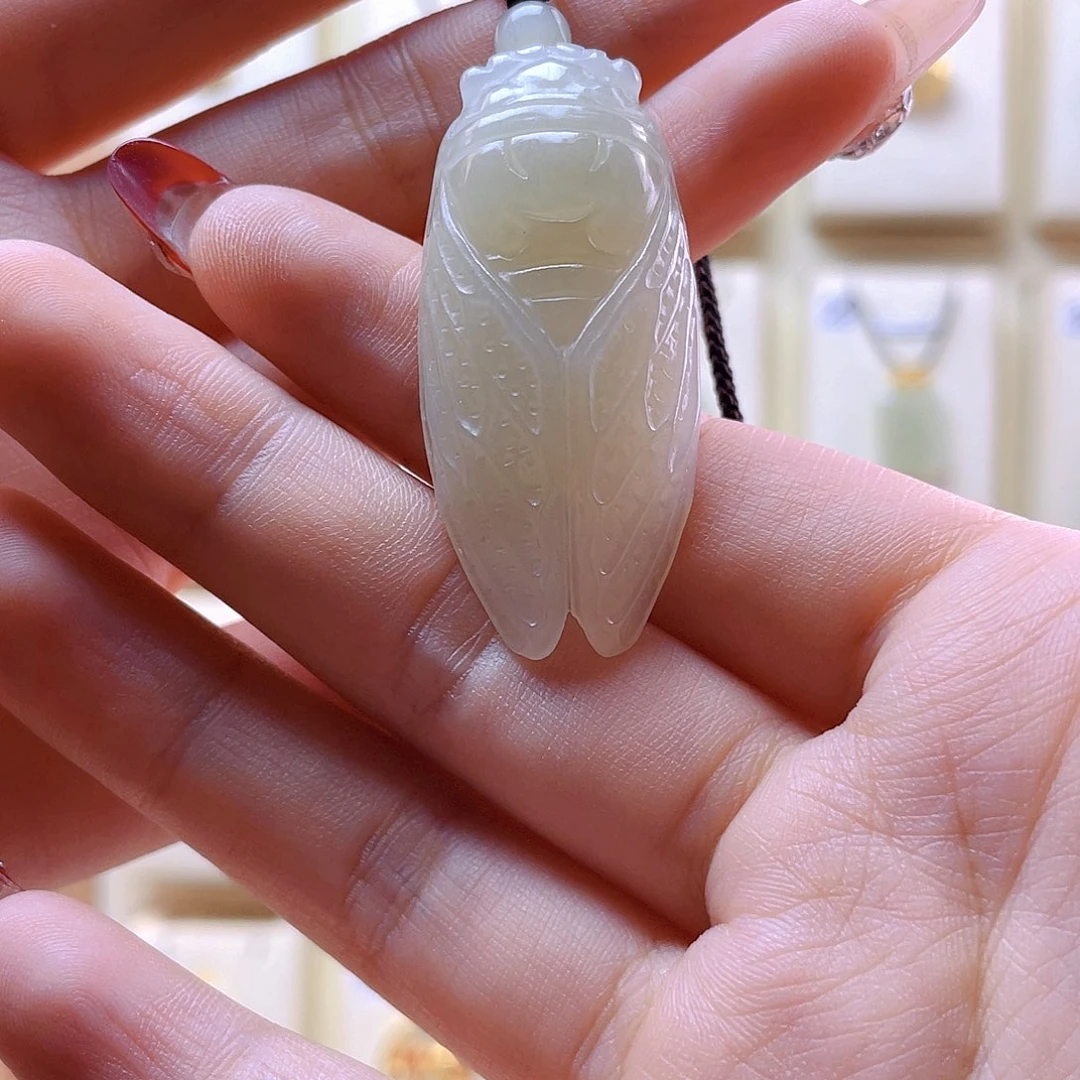 和田玉吊坠(赠链)未镶嵌࿐****