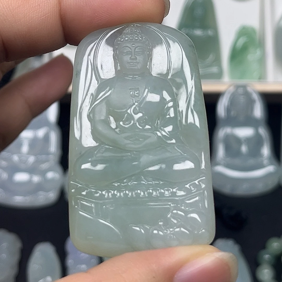 颈饰未镶嵌翡翠缅甸天然翡翠