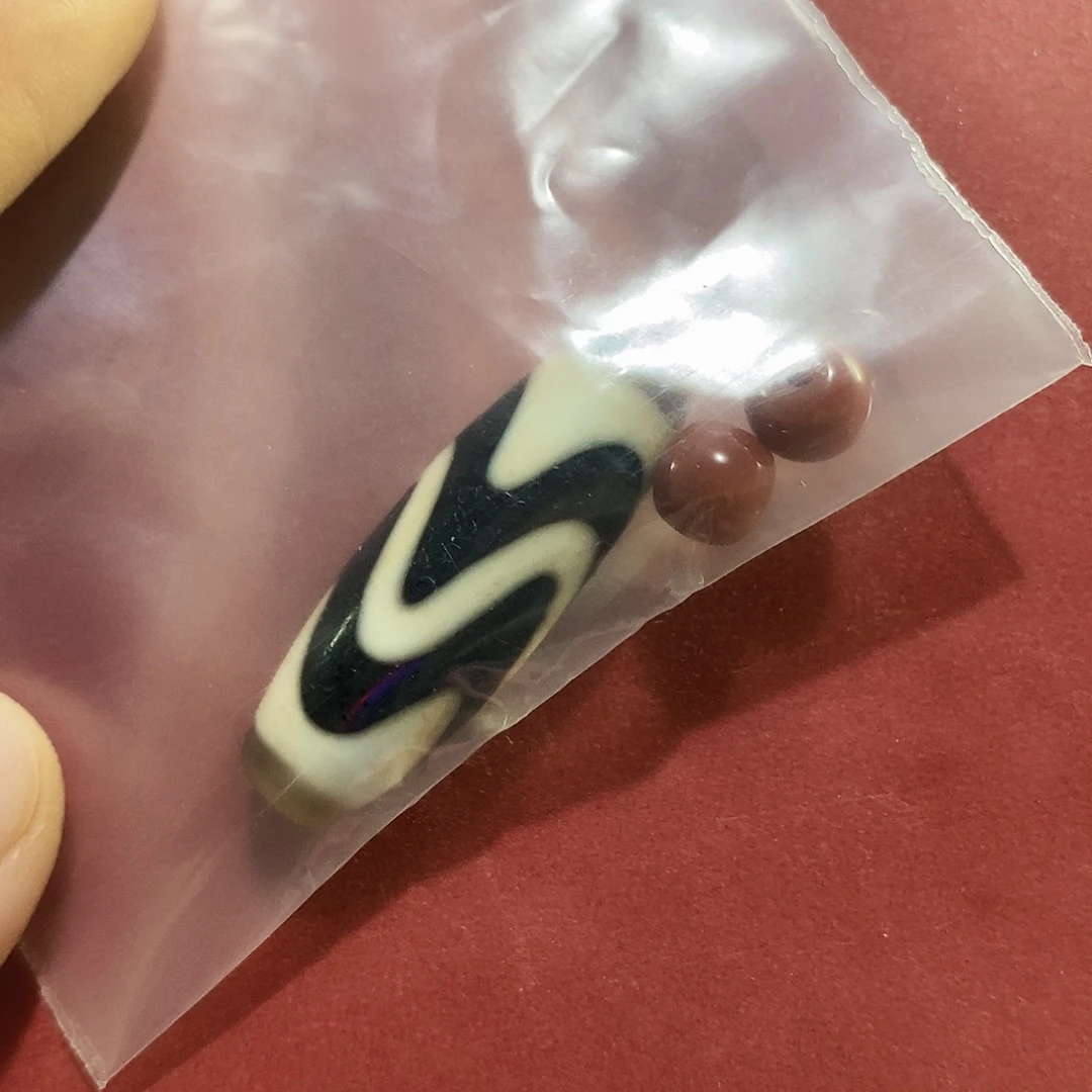 嵩***常玛瑙/玉髓未镶嵌颈饰行运臻品顶料双水纹