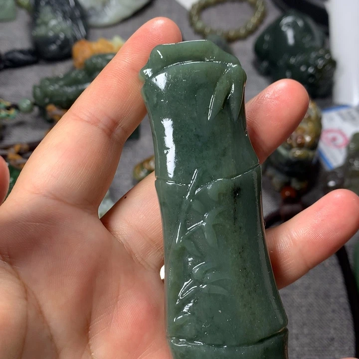 和田玉未镶嵌摆件