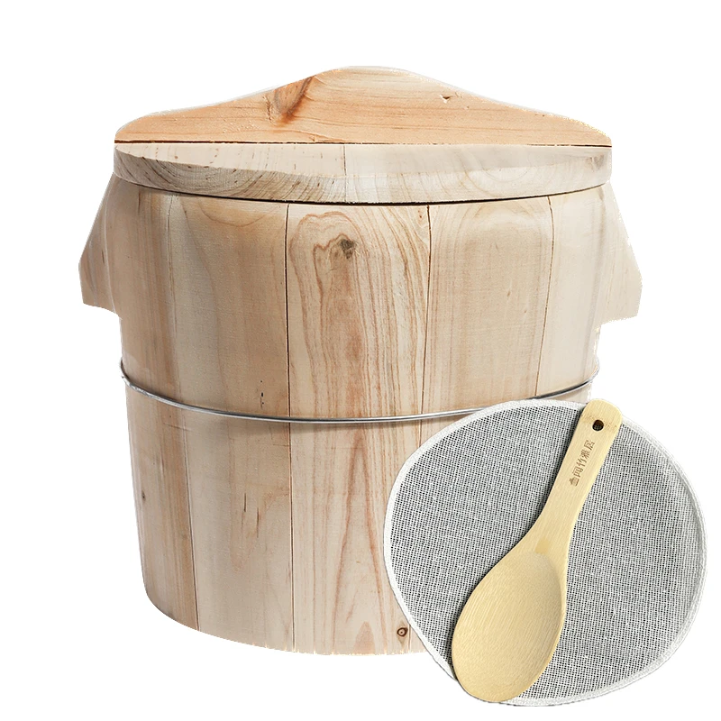 三件套蒸桶蒸饭木桶饭蒸饭桶米饭甑子蒸笼家用商用蒸木木饭桶