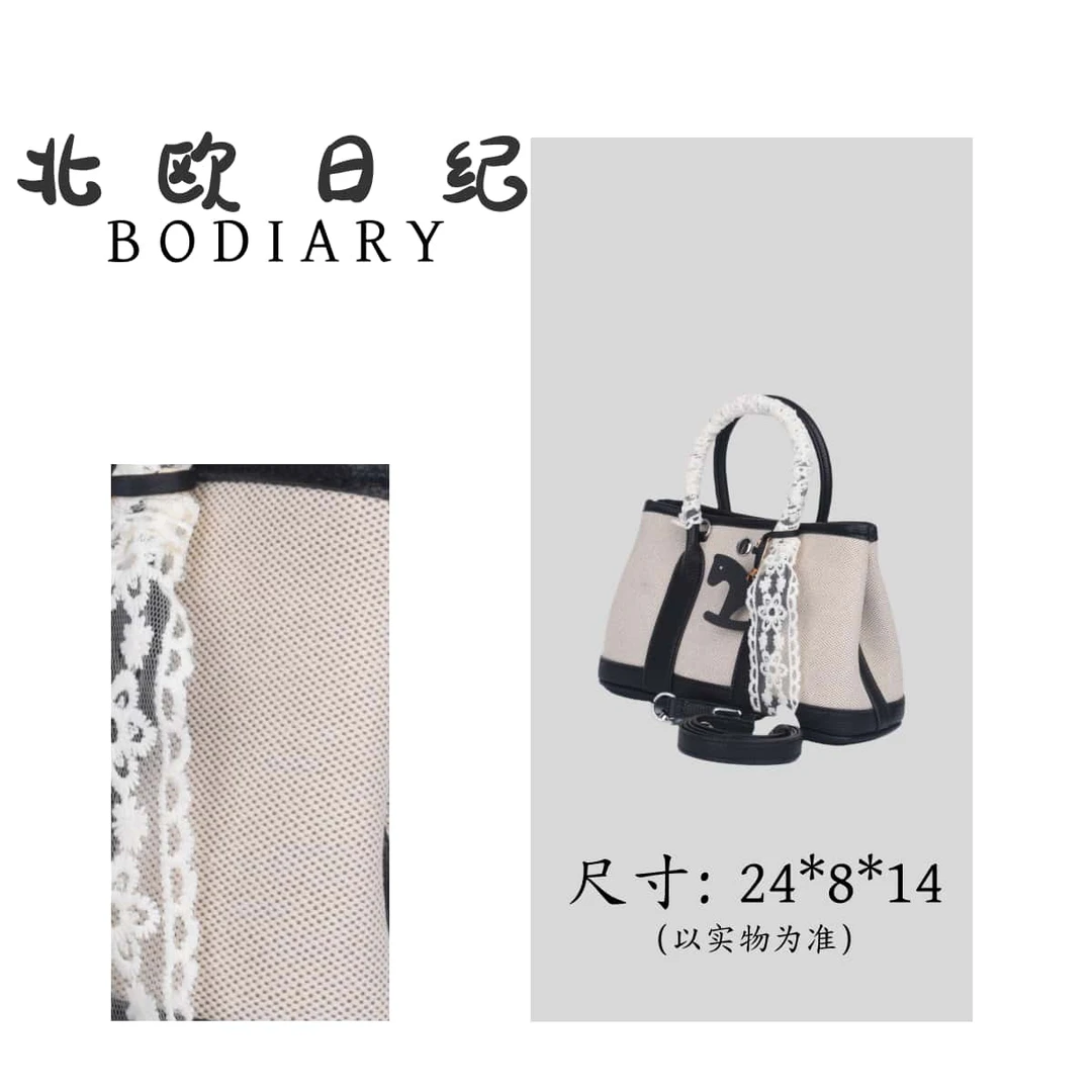 【北欧日纪】0026-通勤高级感百搭手提斜挎包  24*8*14