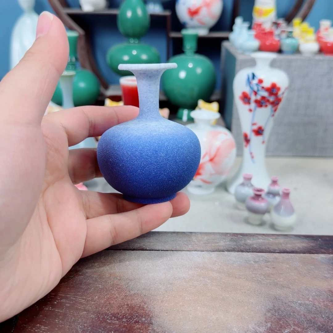 陶瓷手工小花器摆件