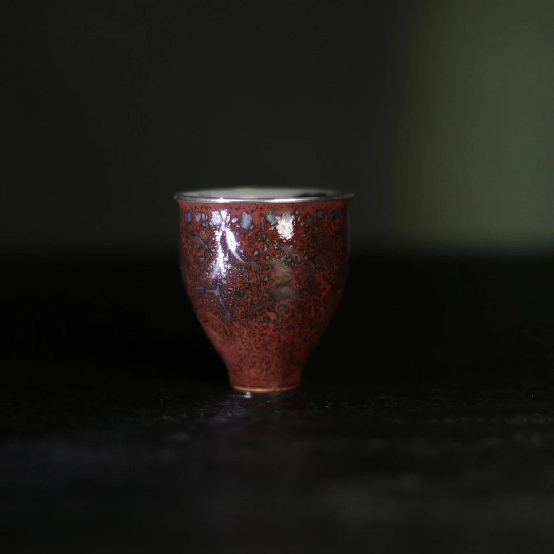 【畅怀堂】枣皮红牵牛花主人杯