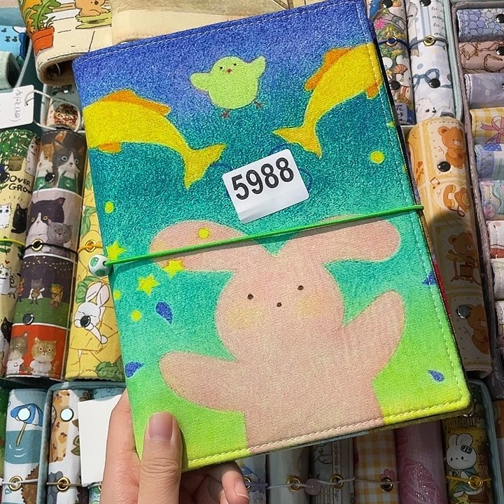 织绣A5活页不送纸5988