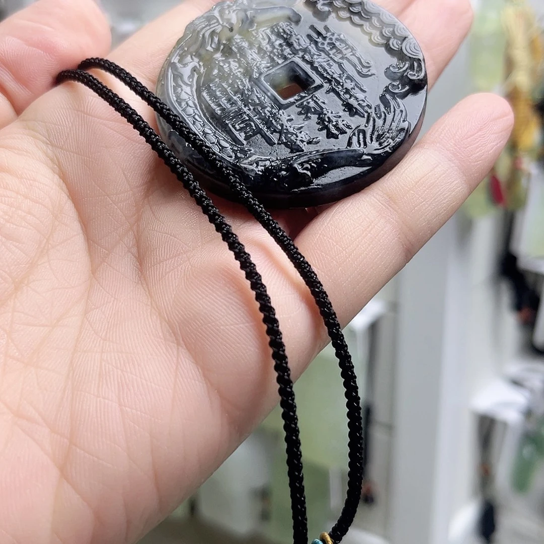 *****岫玉未镶嵌吊坠(赠链)