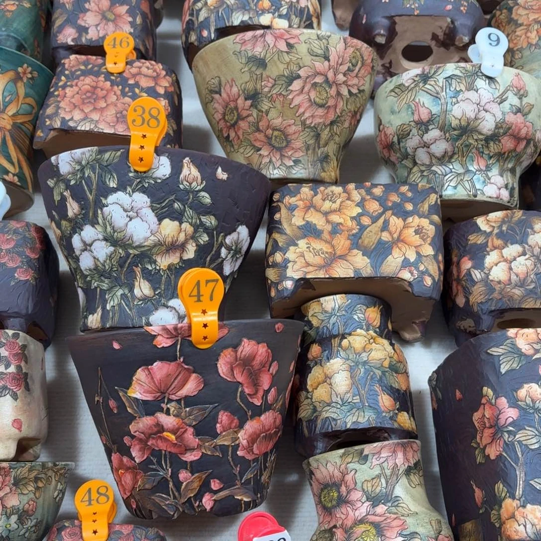 花盆紫砂陶瓷多肉花盆精品