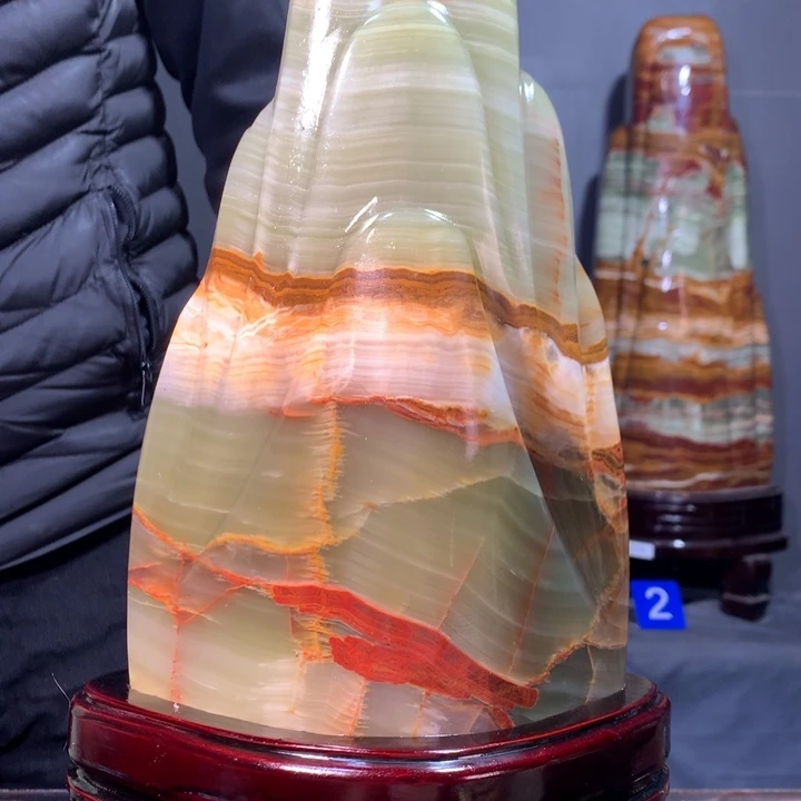 石材天然原石摆件