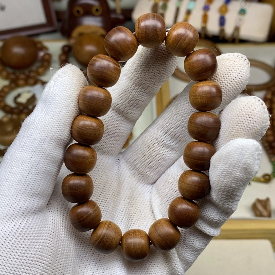 檀香木手串/手链印度迈索尔老山檀沉水10*11