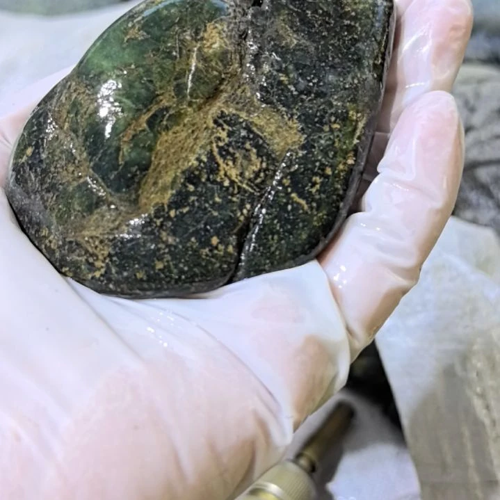 云***清有机玻璃藏玉药王石原石