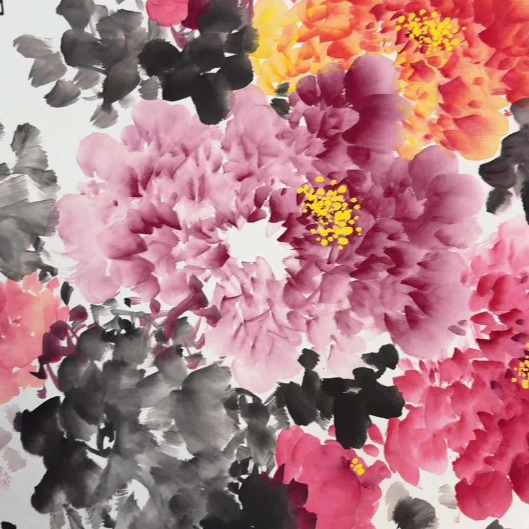 国画国画作品山水花鸟纯手绘