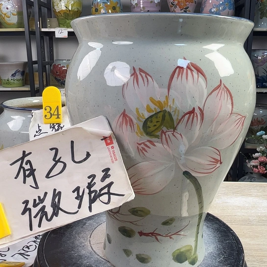 罐1tc景德镇陶瓷花盆