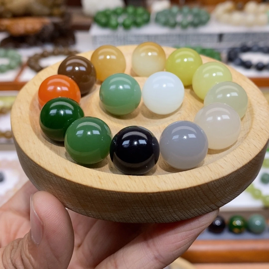 和田玉手串未镶嵌S****g定制手串