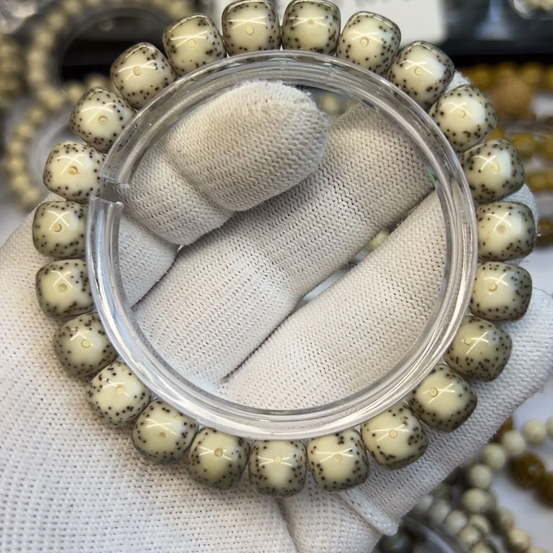 星月菩提手串青花瓷大眼睛双留白10✖️9