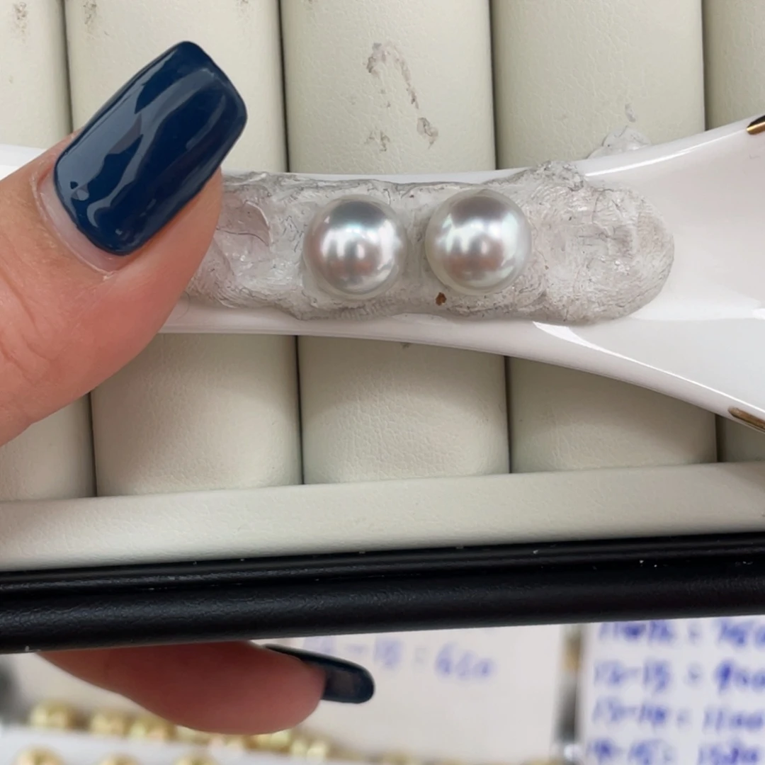 定制海水珍珠未镶嵌发饰海水澳白