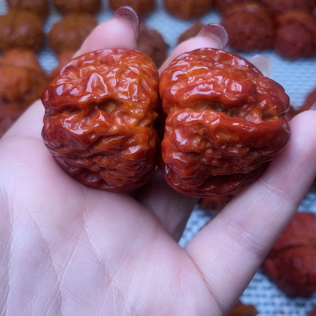 桃核吊坠文玩核桃 手把件 蛤蟆头 40