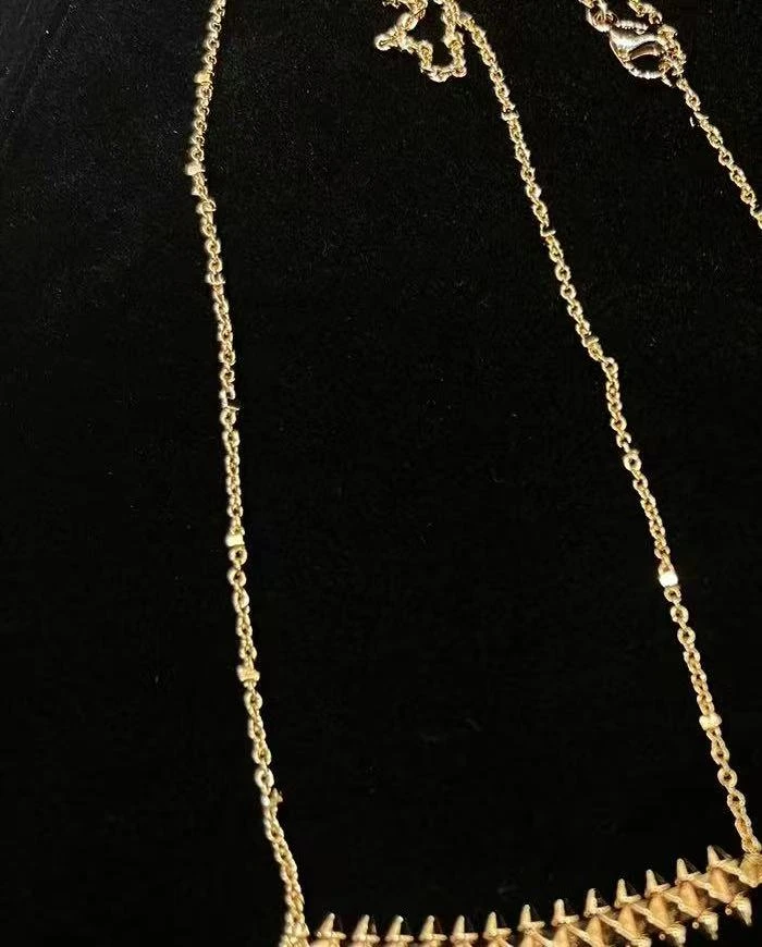 铜合金项链 【蝶谷】个性时尚子弹头项链