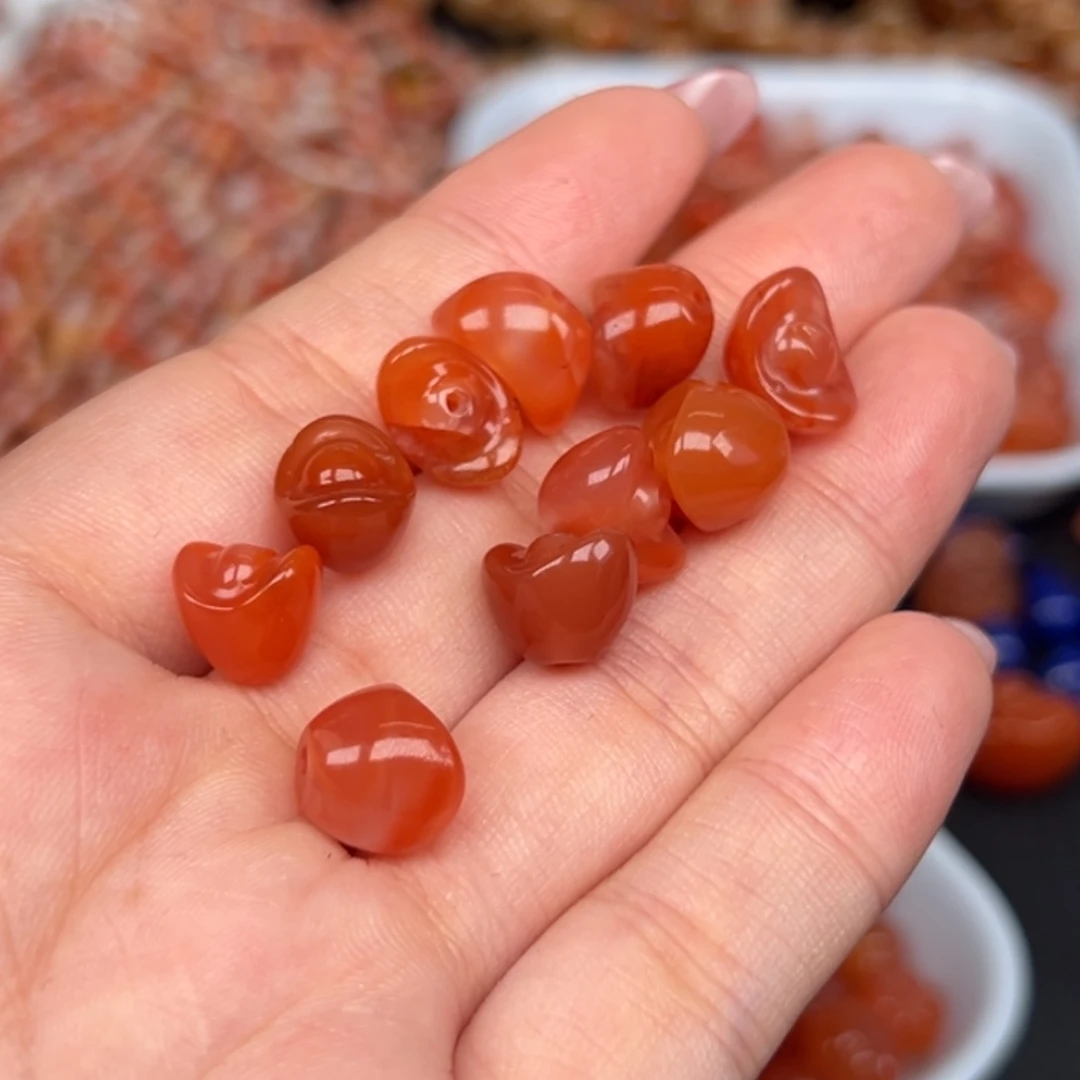 南红玛瑙未镶嵌吊坠(不含链)