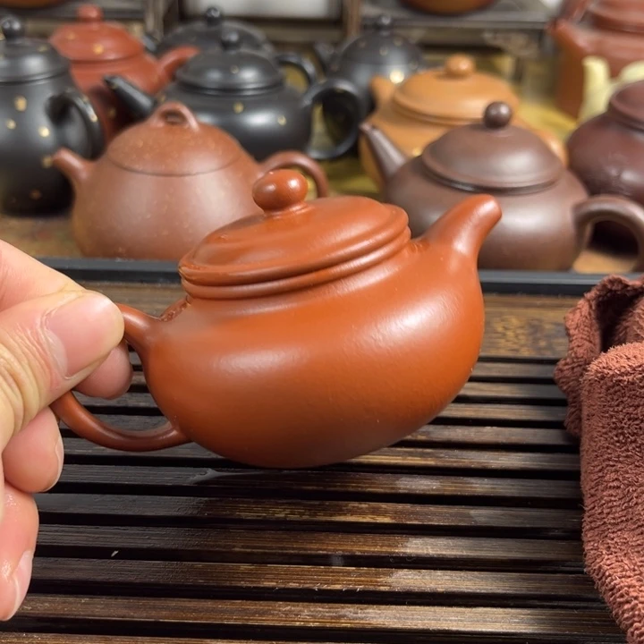 紫砂茶壶未***°原矿紫砂半手工制作