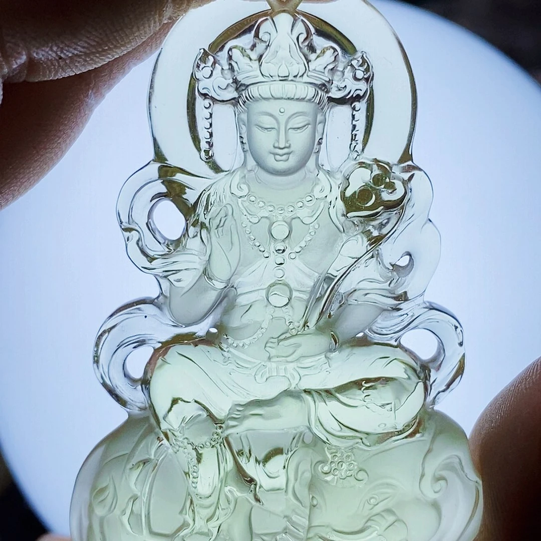 未镶嵌颈饰水晶蓝*吊坠