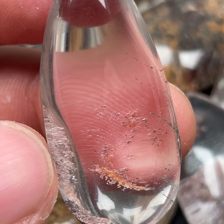 水晶吊坠(不含链)未镶嵌黑*