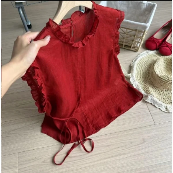 新款夏季韩系甜美小衫上衣R0700