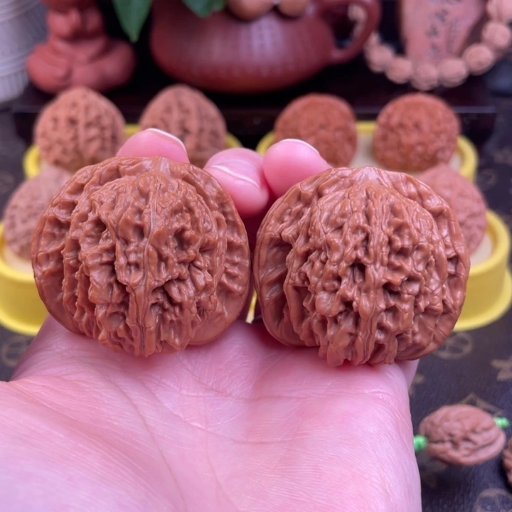 吊坠文玩核桃四座楼45