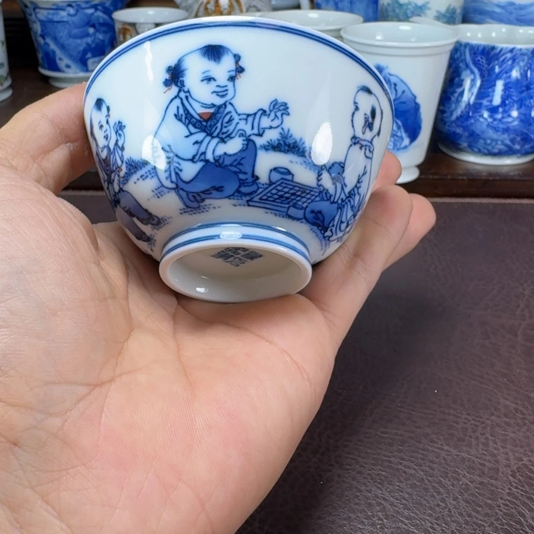 瓷片当代景德镇陶瓷手绘茶具