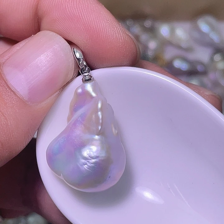 颈饰合金淡水珍珠48