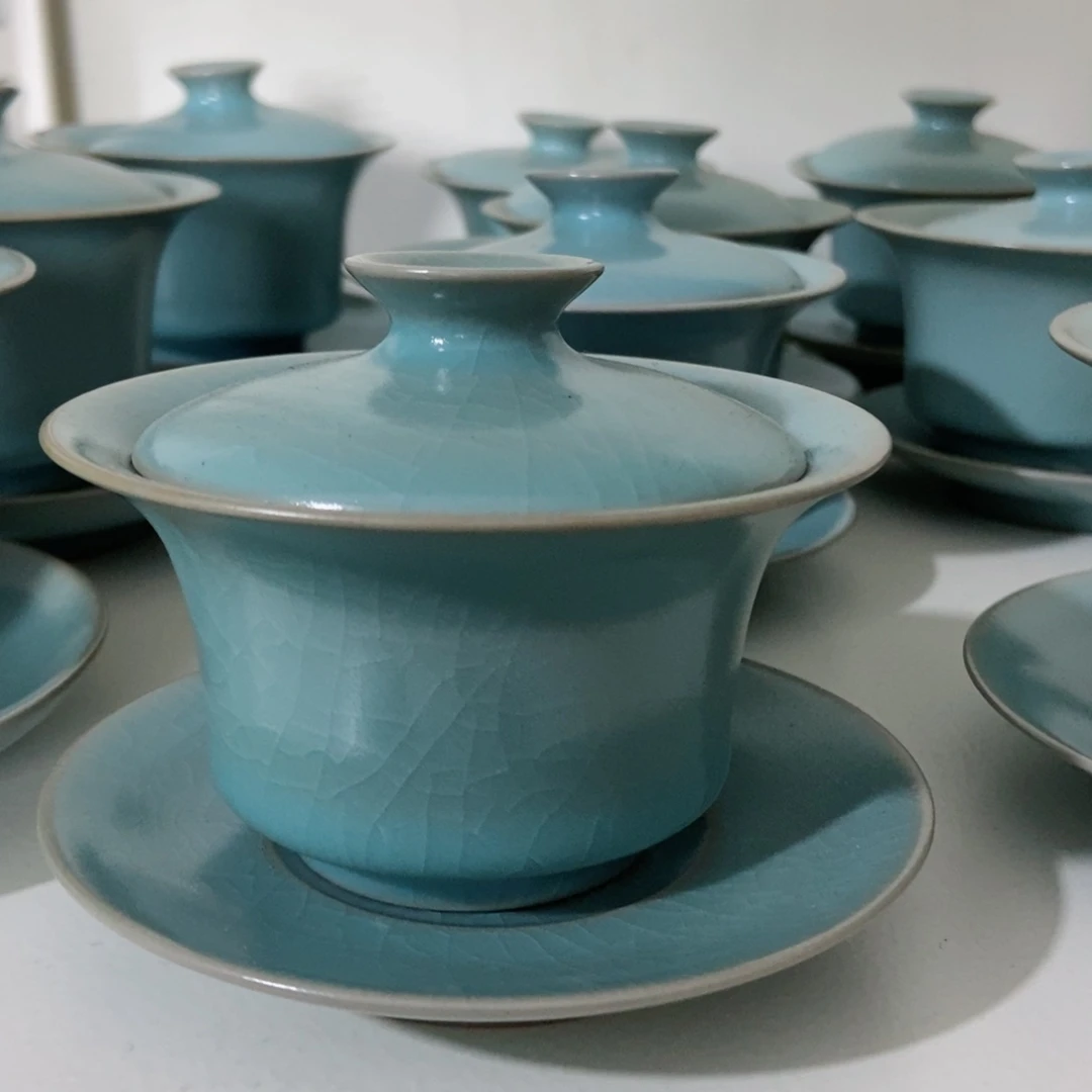 原产地原矿汝瓷～盖碗