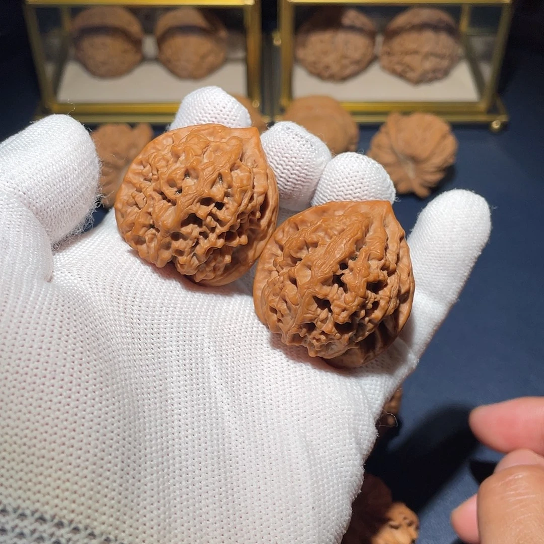 文玩核桃把件36太行龙纹