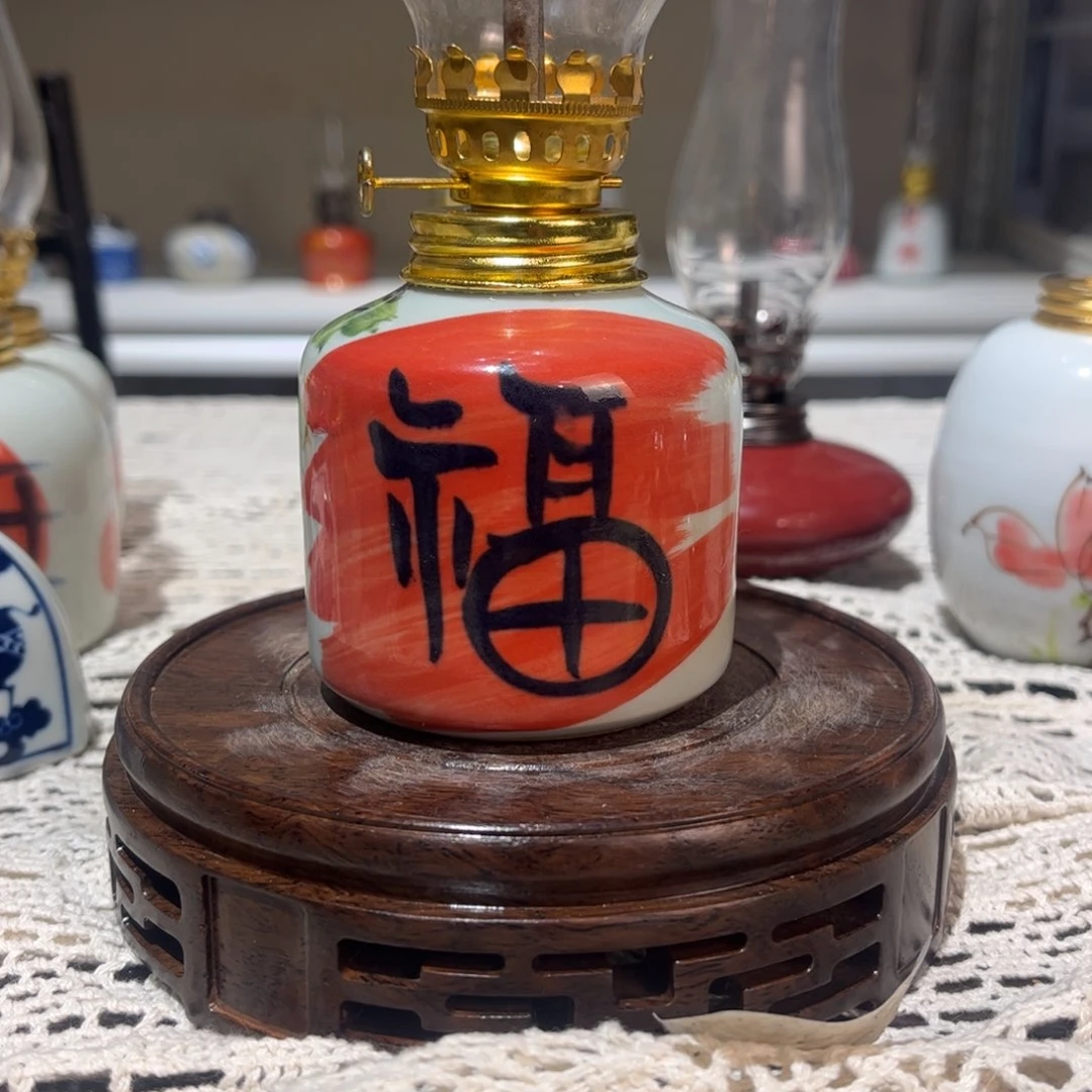 摆件景德镇陶瓷香薰灯