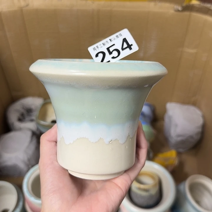 景德镇手工陶瓷盆 口11