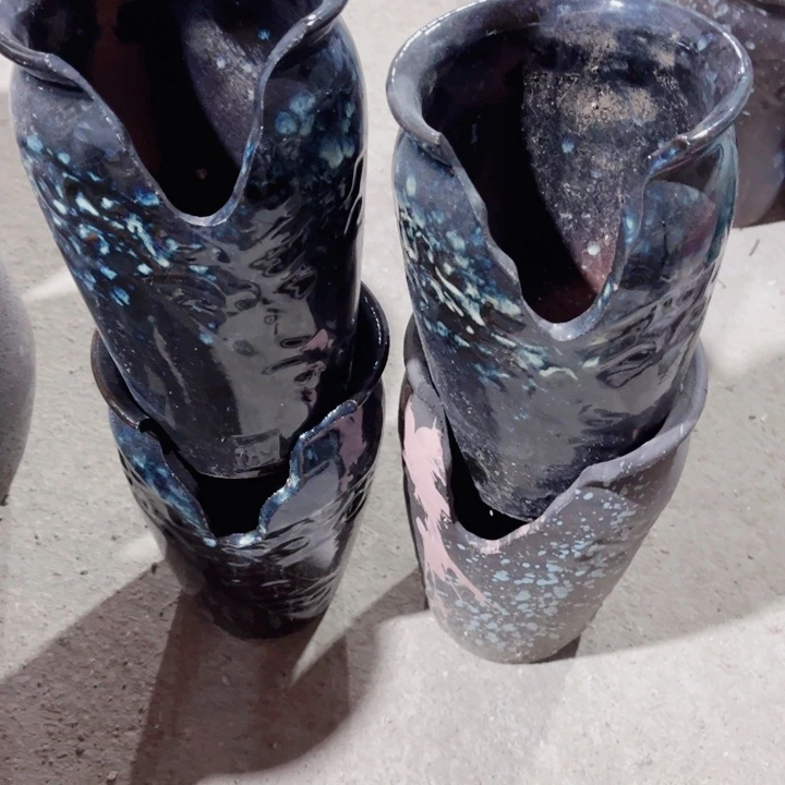 紫砂口径13高度20四个