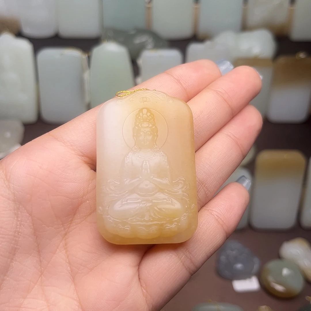 灵***瑜和田玉未镶嵌颈饰