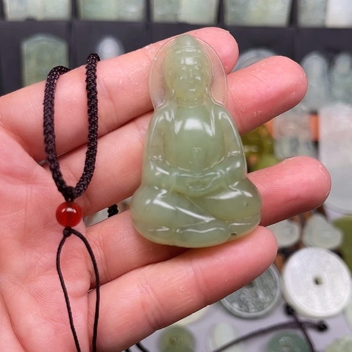 未镶嵌岫玉吊坠(赠链)临****租