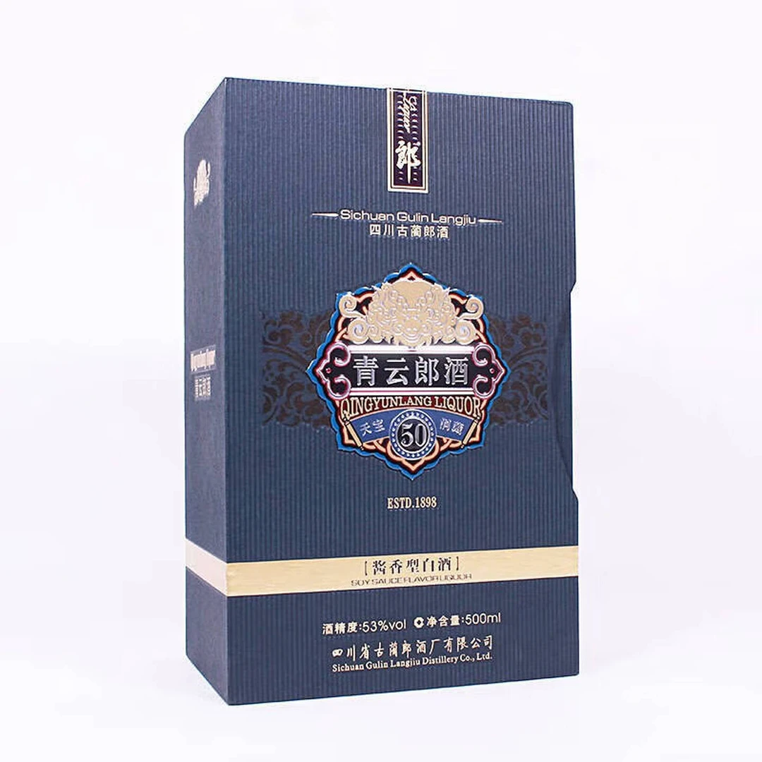 【周老实】（2019年）郎酒 青云郎酒洞藏50年 53度 500mL*1瓶 （战损）
