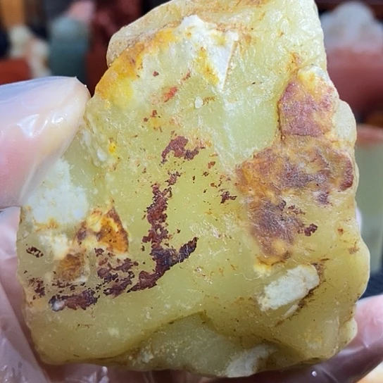 寿山石寿山芙蓉原石毛料