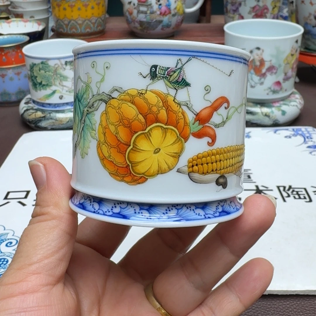 景德镇手工手绘展示