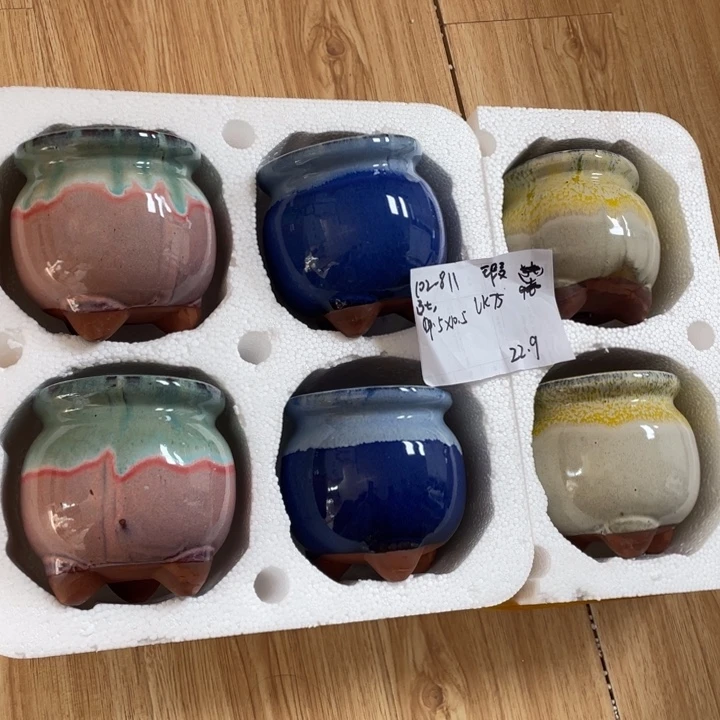 粗陶多肉花盆微瑕811