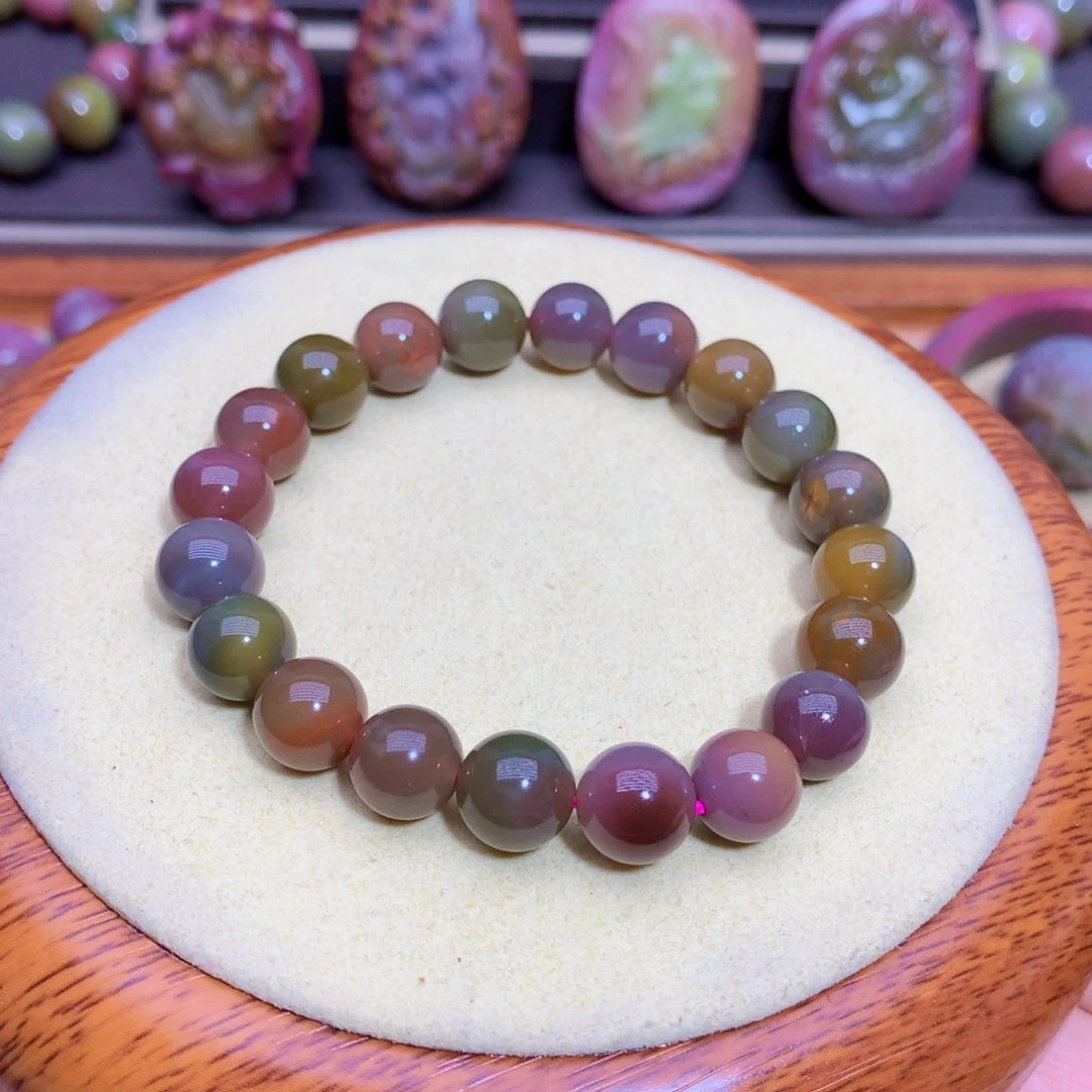 玛瑙手链未镶嵌盐源