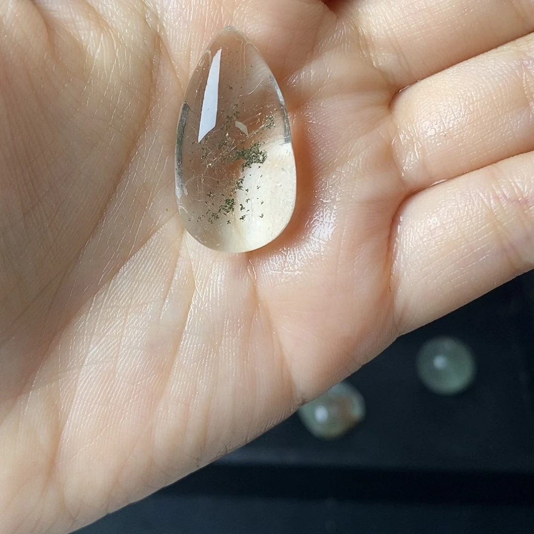 水晶颈饰银S925镶嵌