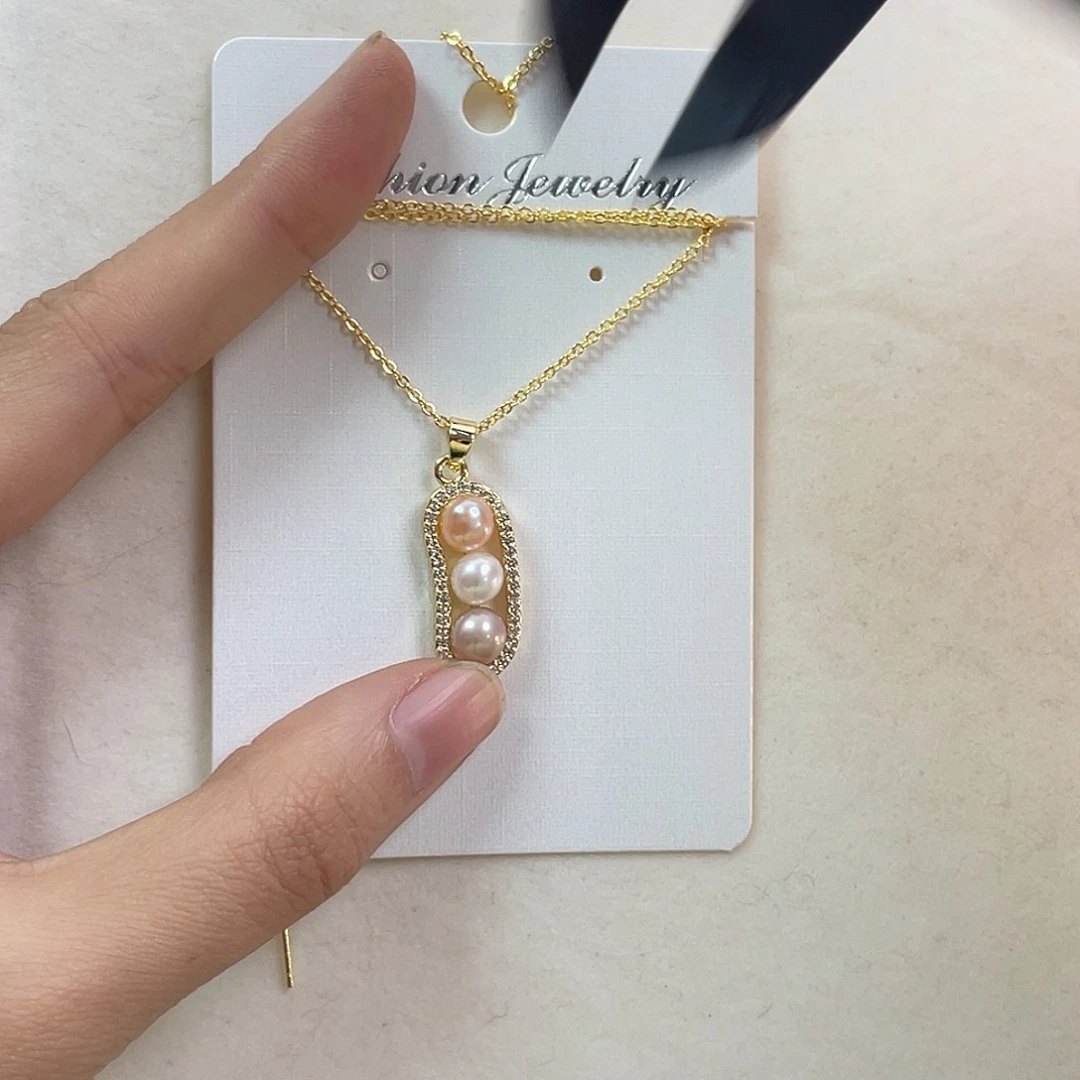 淡水珍珠耳饰未镶嵌